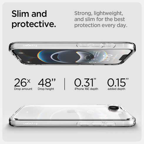 Funda Spigen para iPhone 16e – Ultra Hybrid